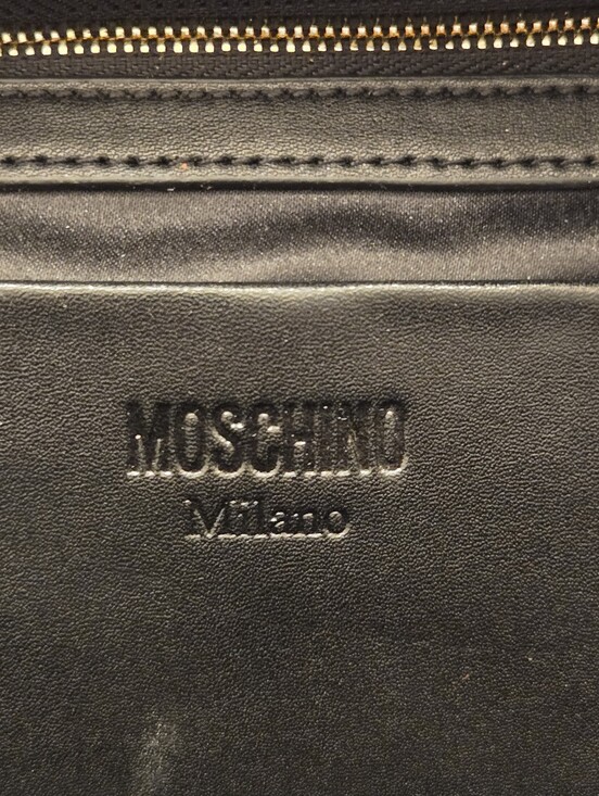 Moschino Black And Gold Mini Nylon Backpack Like New! main image 13